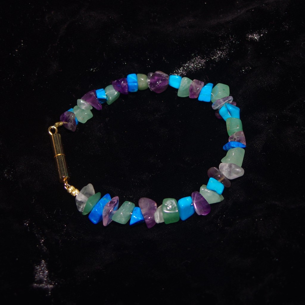 Cool-Tone Jewel bracelet – Crafts by Miriam Yehudit